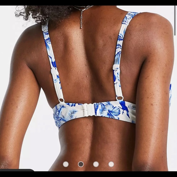 NWT Figleaves Toulouse underwired plunge bikini top US36H bottom US10 - Picture 9 of 15